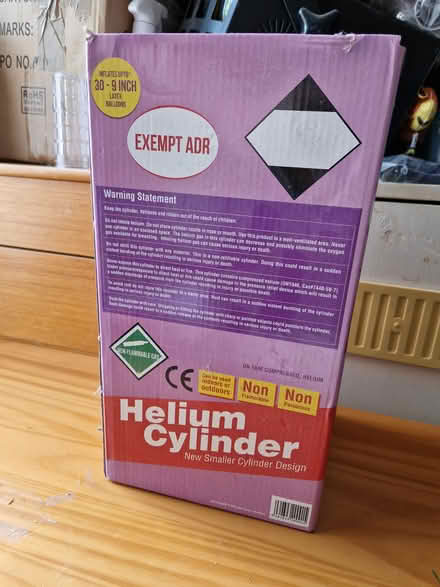 Photo of free Half full bottle of helium (Crewe CW2 7NS) #2