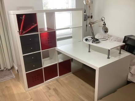 Photo of free Desk with bookshelf (Anstey Height’s LE4) #2