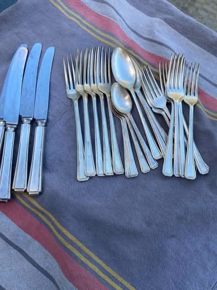 Photo of free Vintage silver plated cutlery. Worn in places. (IP4) #1
