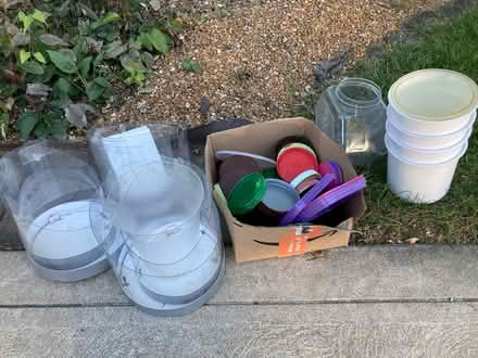 Photo of free Variety of plastic containers (Southside Indy) #1