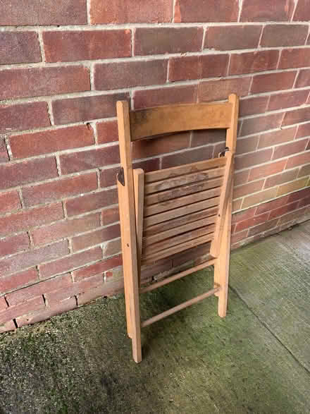 Photo of free Folding wooden chair (RG14) #2