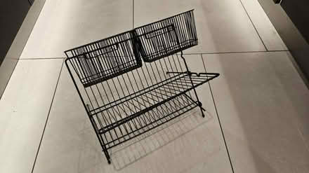 Photo of free Black metal kitchen sink rack (Garston WD25) #1
