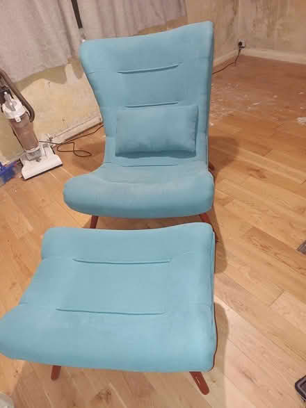 Photo of free Lounge chair and footstool (TQ14) #1