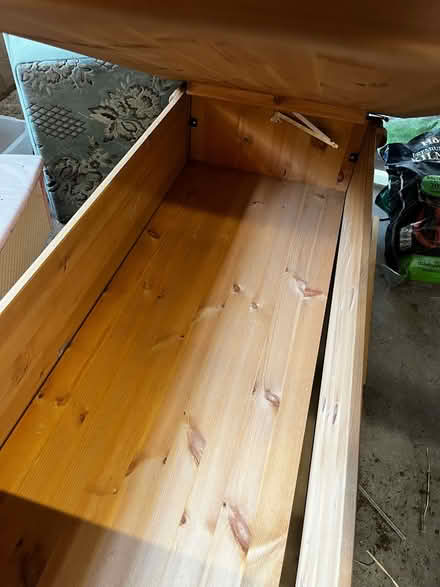 Photo of free Pine ottoman/ coffee table (Walsall) #1
