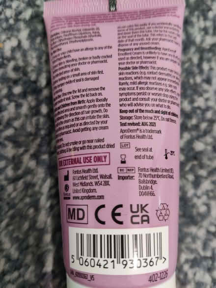 Photo of free Aproderm emolient cream (up to 9 50g tubes) (Peachcroft OX14) #2