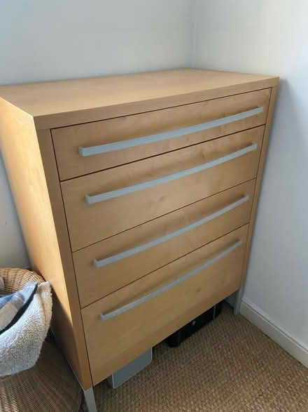 Photo of free Tall chest of drawers (Prestwich M25) #4