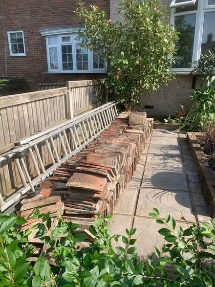 Photo of free vintage clay roof tiles (Morden, Surrey) #1