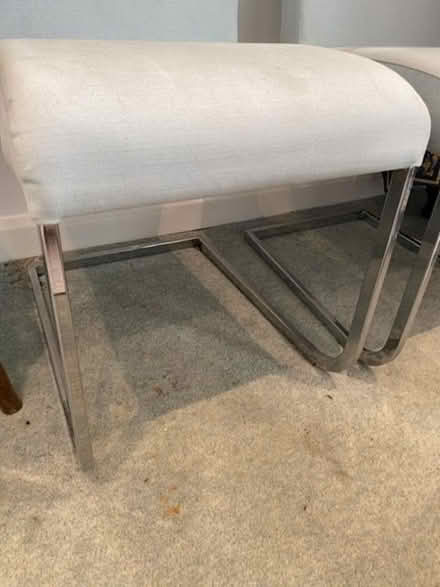 Photo of free 2 light blue dining chairs (Over Norton OX7) #2