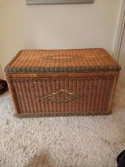 Photo of free Wicker hamper (Bath) #1