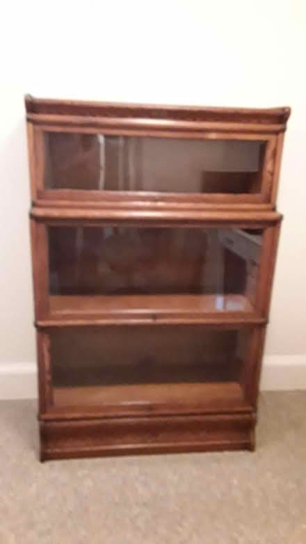 Photo of free Oak bookcase with glass doors (Bloor West Village) #1