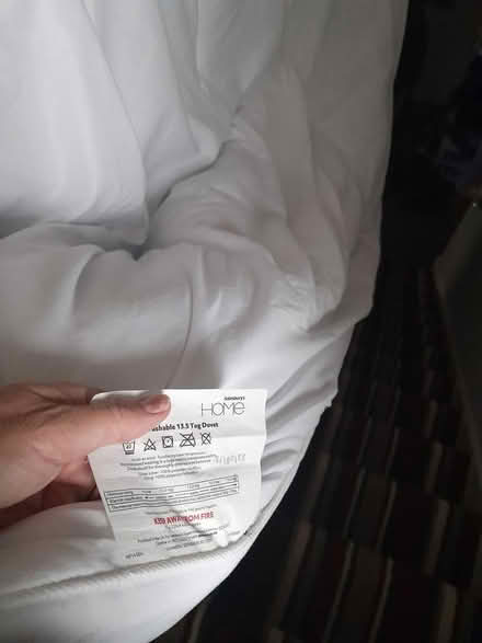 Photo of free King size 13.5 tog duvet (Bishops Walatham, SO32) #1