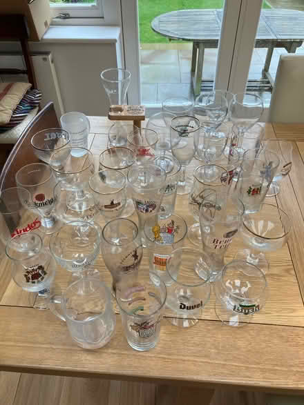 Photo of free 34 beer glasses (Wimbledon) #1