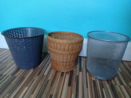 Photo of free 3 wastepaper bins (Skerton LA1) #1
