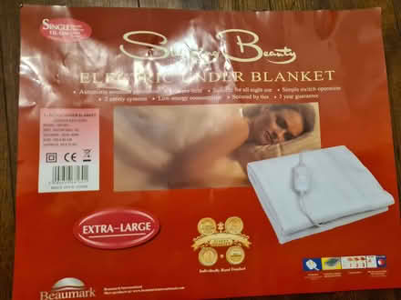 Photo of free Electric blanket - single duvet size (Bradley Stoke BS32) #1