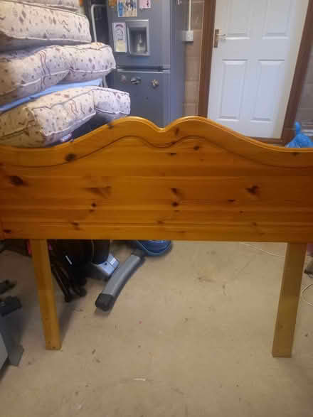 Photo of free Pine wooden headboard (Penrith CA11) #1