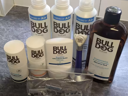 Photo of free Selection of Bulldog Sensitive Men's Shaving Stuff & Extras (Bedwell SG1) #1