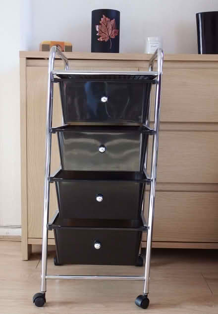 Photo of free Bedroom/Bathroom Storage Caddy On Wheels (Vale LA1) #2
