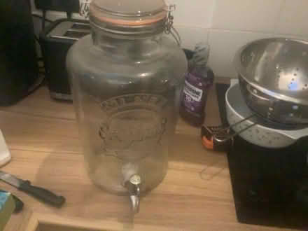 Photo of free 8 litre Kilner Jar with lid (Sutton Valence ME17) #1