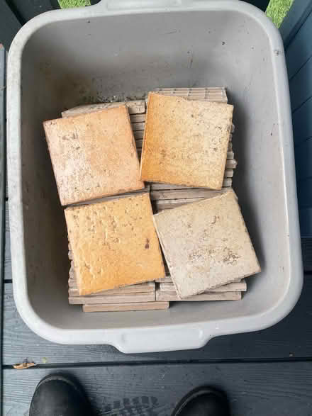 Photo of free 4 x4 inch tiles (Claughton) #1