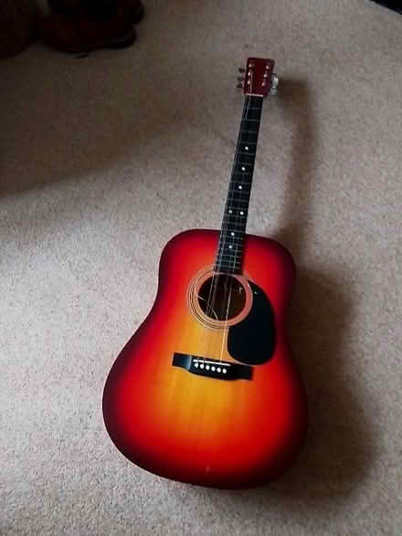 Photo of free Acoustic Guitar Full Size with Soft Carry case (IP4) #1