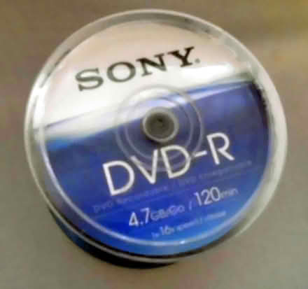 Photo of free Blank Sony 4.7Gb DVD-R pack (Talbot Village BH12) #2