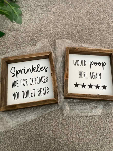 Photo of free Two bathroom signs (Bristol BS15) #1