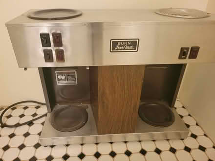 Photo of free 2 pot bun-matic coffee maker (Belmont) #1