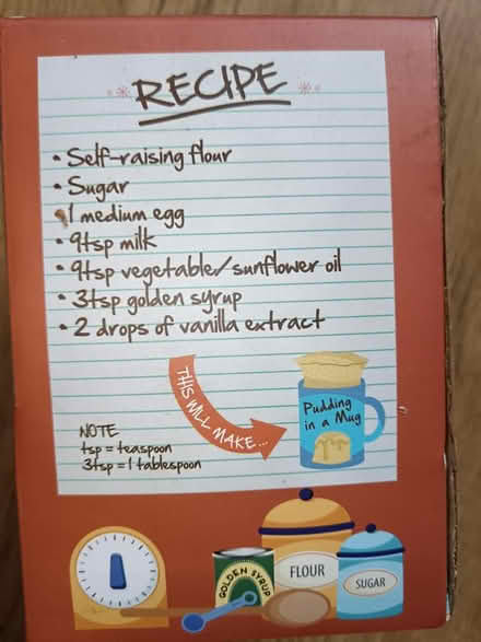 Photo of free Pudding in a mug set (Pencoed CF35) #4