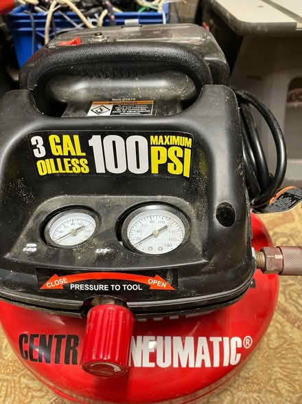 Photo of free Air compressor—needs hose repair (Foothills near River Craycroft) #1