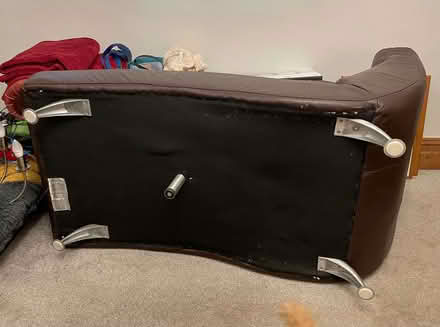 Photo of free Brown leather chaise lounge (Sandal Magna WF1) #2