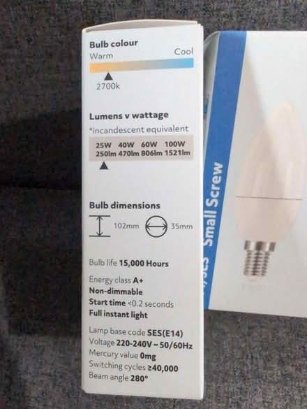 Photo of free 4 frosted led bulbs (S6 hillsborough) #2