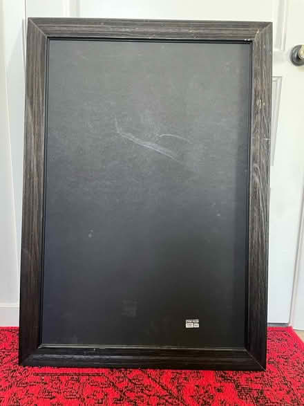 Photo of free Black Wooden Picture Frame 24x36 (Nob Hill, San Francisco, CA) #1