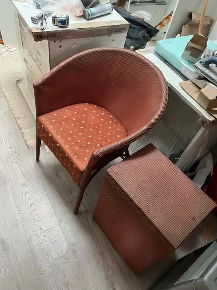 Photo of free Old chair and matching box (M23) #1