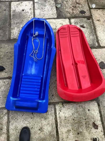 Photo of free Plastic sledges (2 miles from Chipping Norton) #1