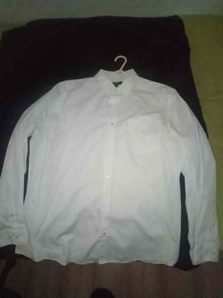 Photo of free 2 x Shirts, white, long sleeve, 16.5" slim fit (Chaddesden DE21) #1