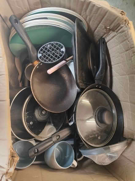 Photo of free Kitchen clearance of pots, pans, plates and cutlery (Tyttenhanger AL4) #1