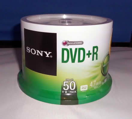 Photo of free Blank Sony 4.7Gb DVD+R pack (Talbot Village BH12) #1