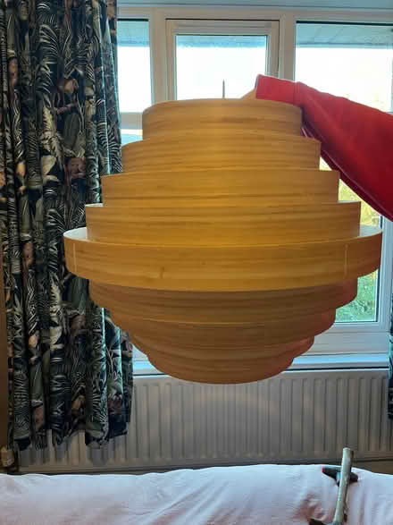 Photo of free Habitat bamboo light shade (Broomgrove TN35) #1
