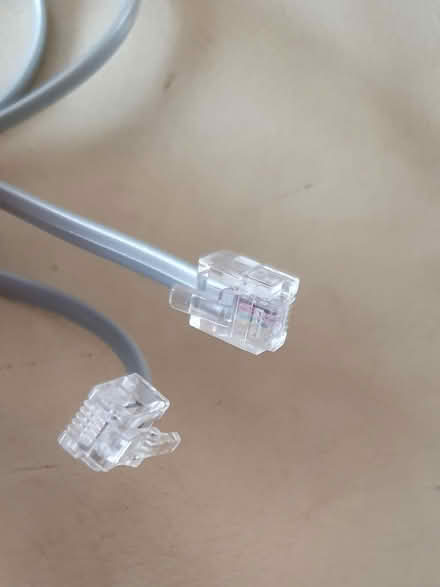 Photo of free Telephone extension cable 2m + wall socket connector (Springfield CM1) #4