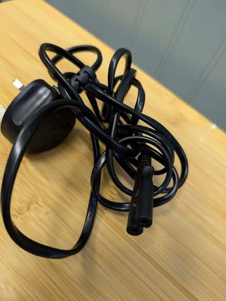 Photo of free black power cord (2 pin version) (Kidlington OX5) #1