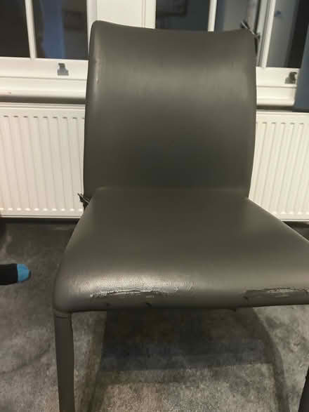 Photo of free 2 grey dining room chairs (Muswell hill N10) #3