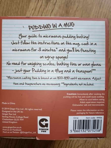 Photo of free Pudding in a mug set (Pencoed CF35) #3