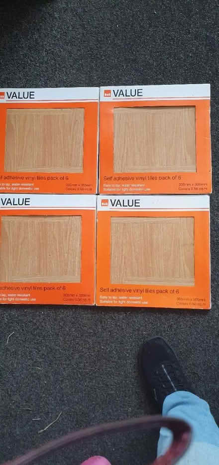 Photo of free Self adhesive vinyl tiles (Litchard, Bridgend cf31 1pq) #1