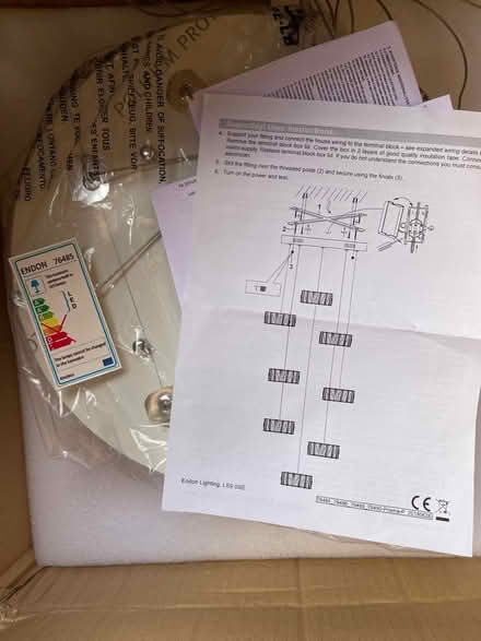 Photo of free ENDON Prisma Cieling Pendant Light (South Leigh OX29) #1