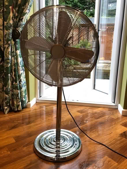 Photo of free Chrome floor fan (Twyford RG10) #1