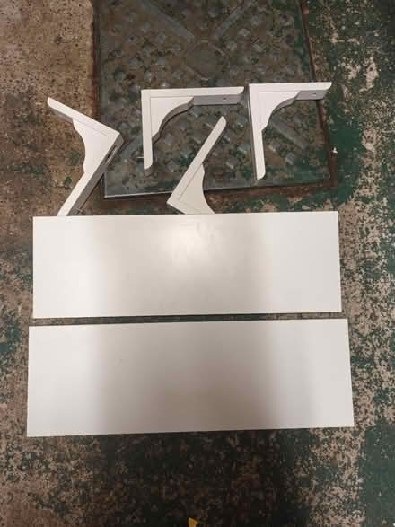 Photo of free Ikea shelves - white (Sutton Coldfield, B73) #1