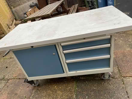Photo of free Heavy duty workshop table (ha28qz) #1