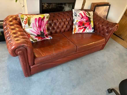 Photo of free Chesterfield stlyesofa (Marsworth HP23) #1