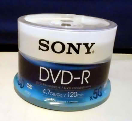 Photo of free Blank Sony 4.7Gb DVD-R pack (Talbot Village BH12) #1