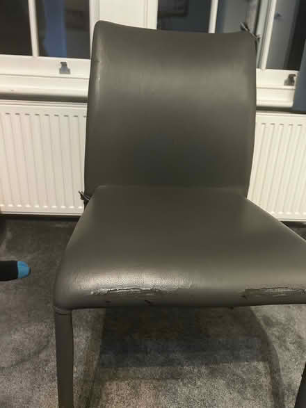 Photo of free 2 grey dining room chairs (Muswell hill N10) #4